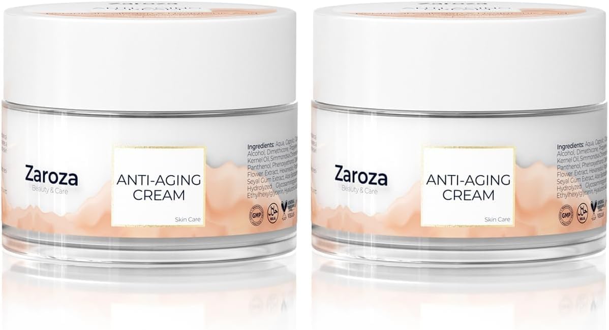 Zaroza Kırışıklık Karşıtı & Yoğun Nem Kolajen & Hyaluronic Asit Krem 50 ml (2 paketi)