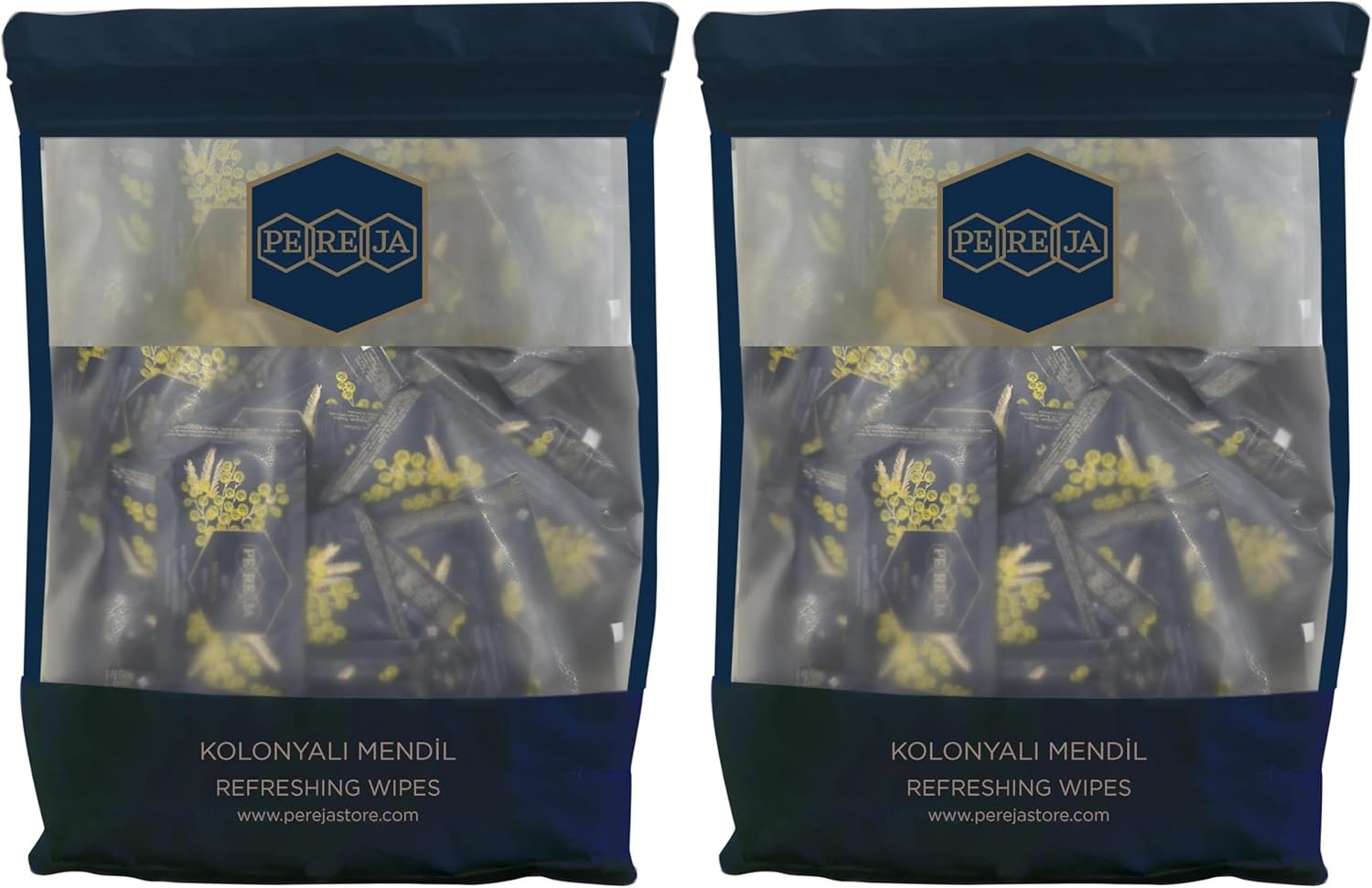 Alternative view of Pereja Kolonyalı Mendil 5x10 Doypack Mimoza x 50 (2 paketi)