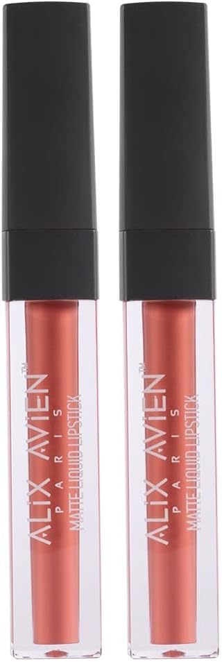 Uzun Süre Kalıcı Kadifemsi Kuruma Yapmayan Mat Likit Ruj - Lipstick 511 Ashy Rose (2 paketi)