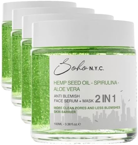 Alternative view of Soho N.Y.C. Vegan Anti Blemish-Leke Karşıtı Durulanmayan Maske Etkili Serum 100 Ml (4 paketi)