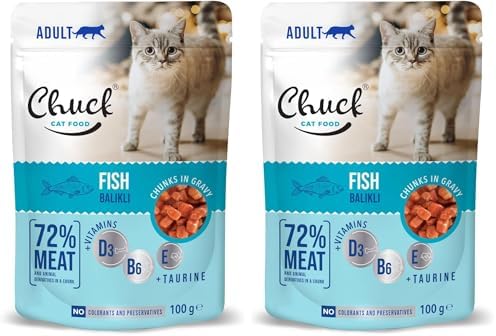 Alternative view of Chuck Pouches, Yetişkin, Balıklı 100 Gr x 24 adet (2 paketi)