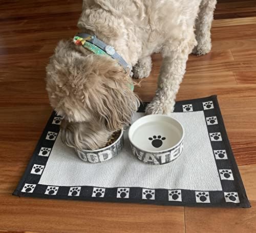Alternative view of PetRageous Taş Köpek Mama Kabı, 480ml Kapasite, 13,5 cm Çap, Küçük-Orta Köpekler için, Gri (3 paketi)