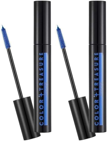Treasure Hacim Veren & Yüksek Pigmentli Renkli Maskara 001 SAPPHIRE (2 paketi)