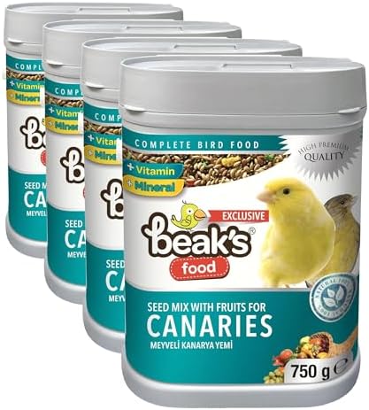 BEAK'S MEYVELİ KANARYA YEMİ 750 gr (4 paketi)