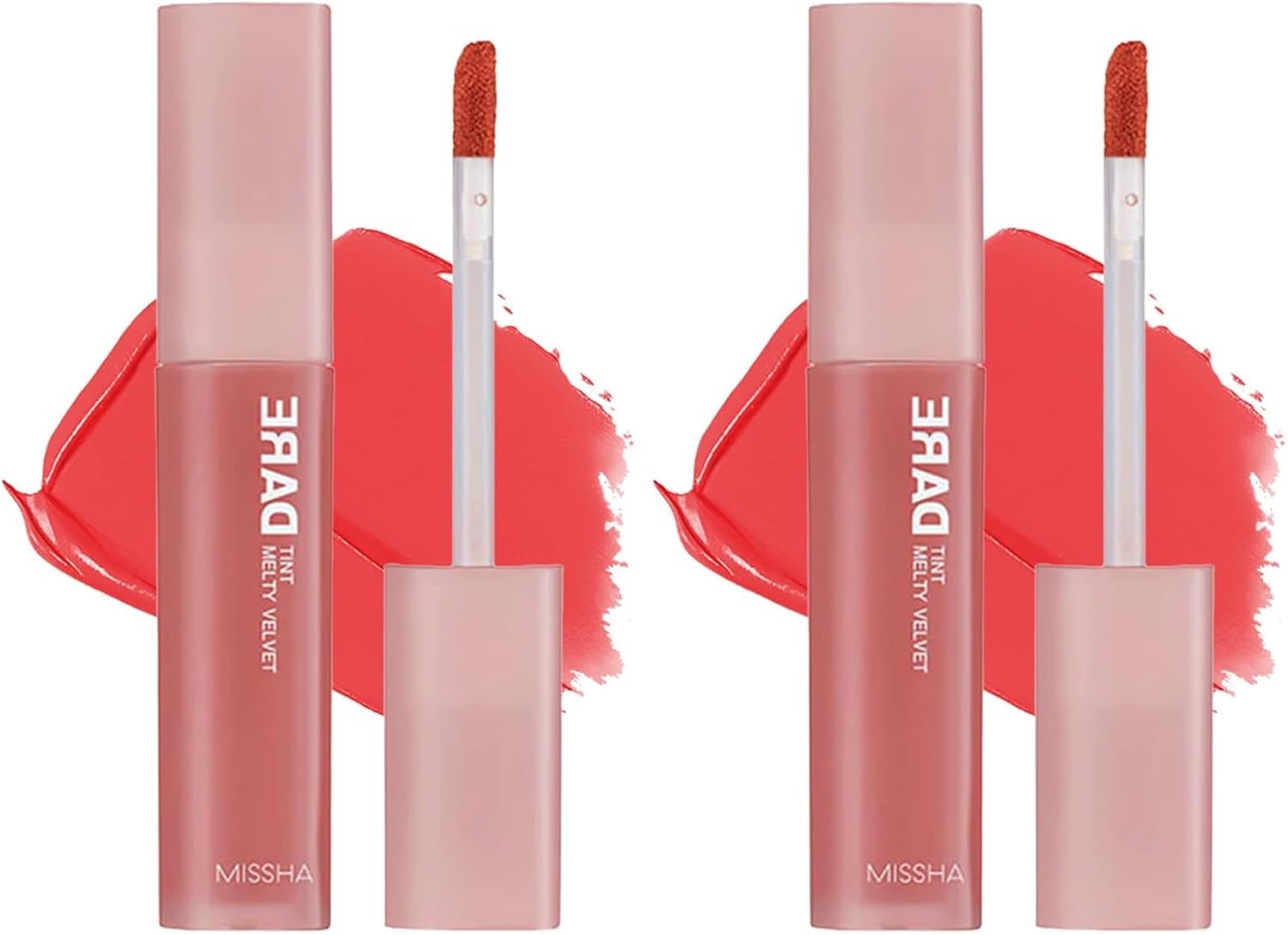 Alternative view of Uzun Süre Kalıcı, Bulaşma Yapmayan, Kadifemsi Bitiş Sunan Tint Dare Tint Melty Velvet (Roselicious) (2 paketi)