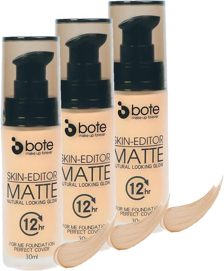 Alternative view of Bote Makeup Skin-Editor Natural Looking Glow For Me Foundation 03 (3 paketi)