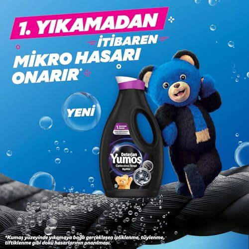 Alternative view of Yumoş Kolay Ütü Yumuşatıcı 1200 ml + Yumoş Sıvı Canlandırıcı Terapi Siyahlar 1690 ml (3 paketi)