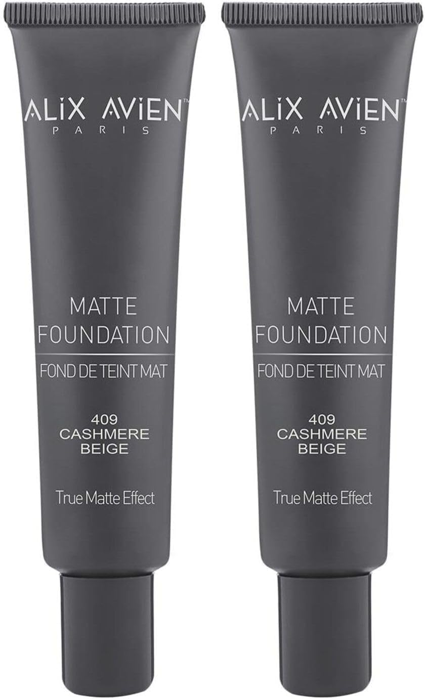Alternative view of Uzun Süre Kalıcı Doğal Mat Bitişli E Vitamini Içeren Mat Fondöten - Foundation 409 Cashmere (2 paketi)