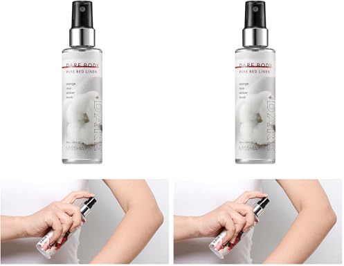 Yoğun Esanslı Kalıcı Saç&Vücut Spreyi 105ml Dare Body Mist (Pure Bed Linen) (2 paketi)