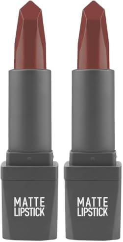 Yoğun Renk Veren Uzun Süre Kalıcı Nemlendirici Kadifemsi Mat Ruj - Lipstick 410 Rose (2 paketi)