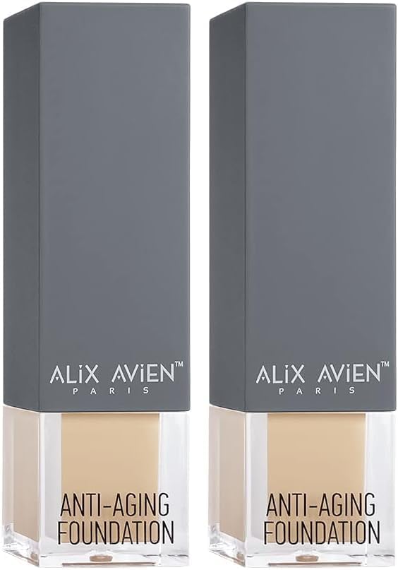 Yaşlanma Karşıtı Vitamin İçeren Nemlendirici SPF15+ Fondöten - Anti Aging Foundation 508 Sable Sand (2 paketi)