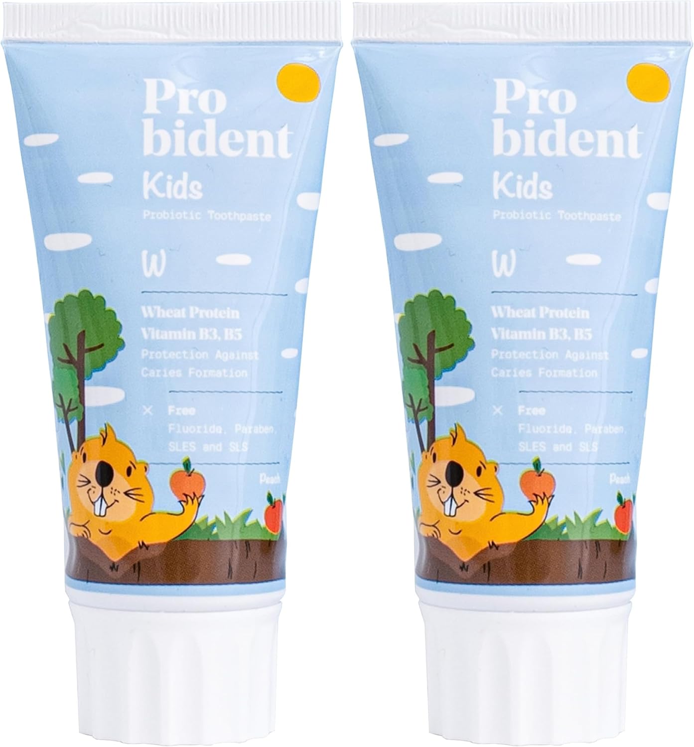 Alternative view of Probident Doğal Şeftali Aromalı Aktif Probiyotikli Çürük Önleyici Diş Macunu (2 paketi)