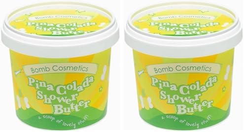 Bomb Cosmetics Pina Colada Temizleyici Duş Kremi (320 g) (2 paketi)