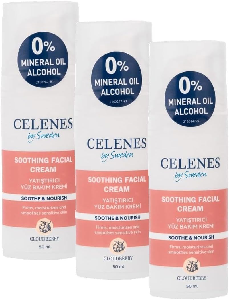 Cloudberry Yatıştırıcı Yüz Bakım Kremi Kuru Ve Hassas Ciltler (50 ml) (3 paketi)