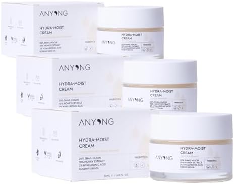 Alternative view of Anyong Salyangoz Özlü Yoğun Nemlendirici ve Besleyici Krem 50 ml (%20 Salyangoz Özü & Hyalüronik Asit) (3 paketi)