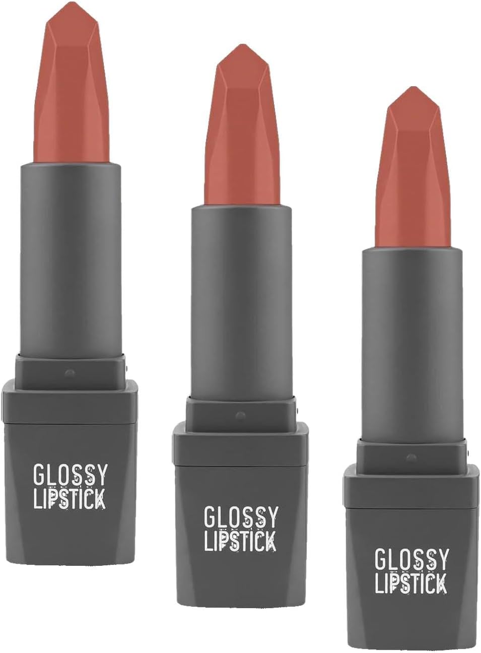 Uzun Süre Kalıcı Yoğun Renk Veren Nemlendirici Parlak Ruj - Glossy Lipstick 308 Terracotta Nude (3 paketi)