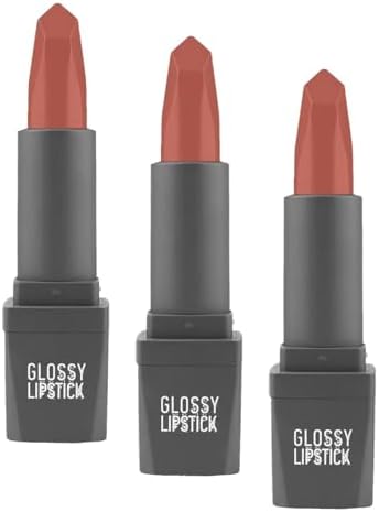 Alternative view of Uzun Süre Kalıcı Yoğun Renk Veren Nemlendirici Parlak Ruj - Glossy Lipstick 308 Terracotta Nude (3 paketi)
