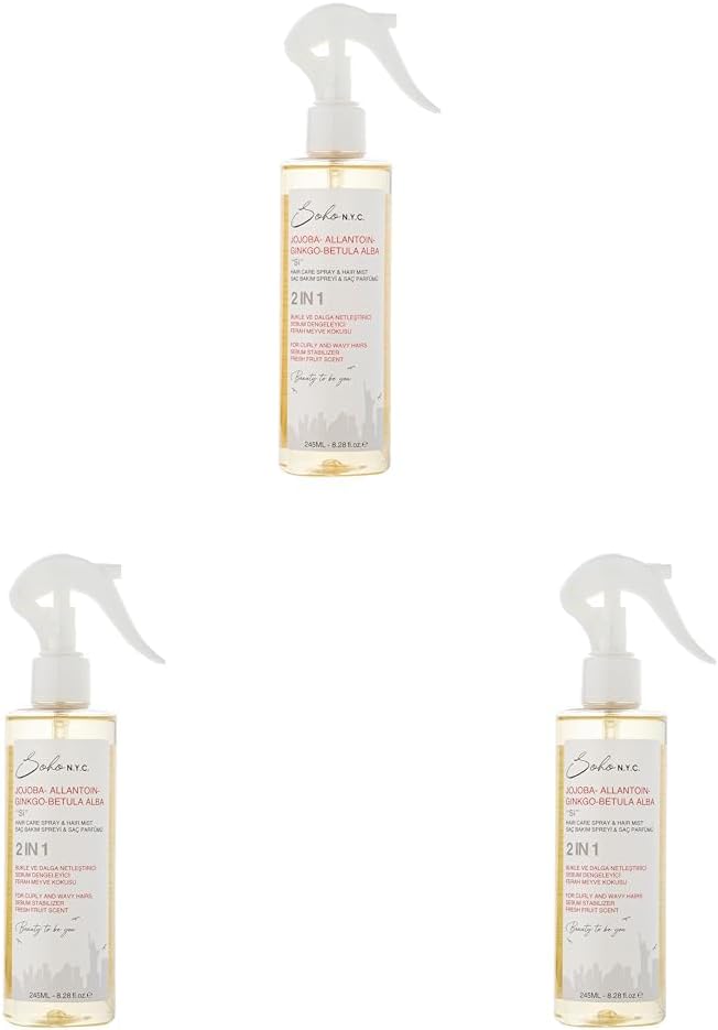 Alternative view of SOHO N.Y.C. Bukleli Saçlar İçin Bakım Spreyi Ve Saç Parfümü "Si" 245 ml (3 paketi)
