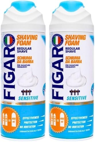 Figaro Tıraş Köpüğü Hassas cilt 400 ml (2 paketi)