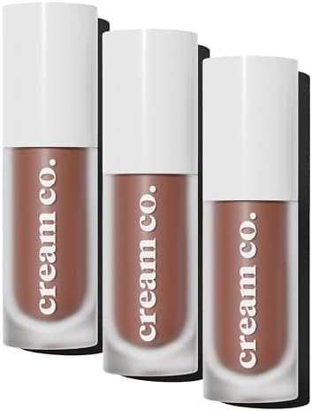 Alternative view of Cream Co. Likit Bronzer Glow Sculpt Horizon, Kontür Nötr Açık Kahve, Yüz Şekillendirici Nemlendirici Makyaj (3 paketi)