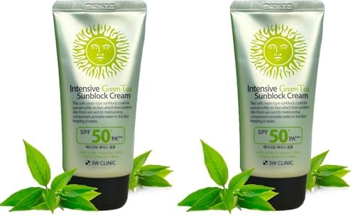 Alternative view of 3W Clinic Yatıştırıcı ve Nemlendirici Yeşil Çay İçeren Büyük Boy Güneş Koruyucu 3W Clinic SPF 50+ PA +++ 70ml (2 paketi)