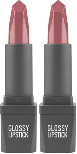 Uzun Süre Kalıcı Yoğun Renk Veren Nemlendirici Parlak Ruj - Glossy Lipstick 312 Rose (2 paketi)