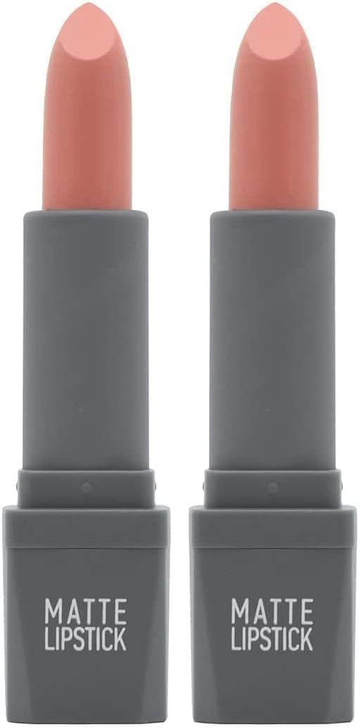 Yoğun Renk Veren Uzun Süre Kalıcı Nemlendirici Kadifemsi Mat Ruj - Lipstick 401 Soft Pink (2 paketi)