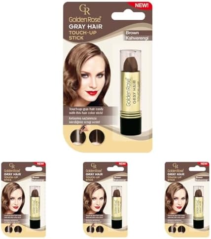 Grey Hair -up Stick No: 05 Brown - Beyaz Saç Kapatıcı - Kahverengi (4 paketi)