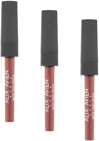 Uzun Süre Kalıcı Kadifemsi Kuruma Yapmayan Mat Likit Ruj - Lipstick 504 Spicy Terracott (3 paketi)