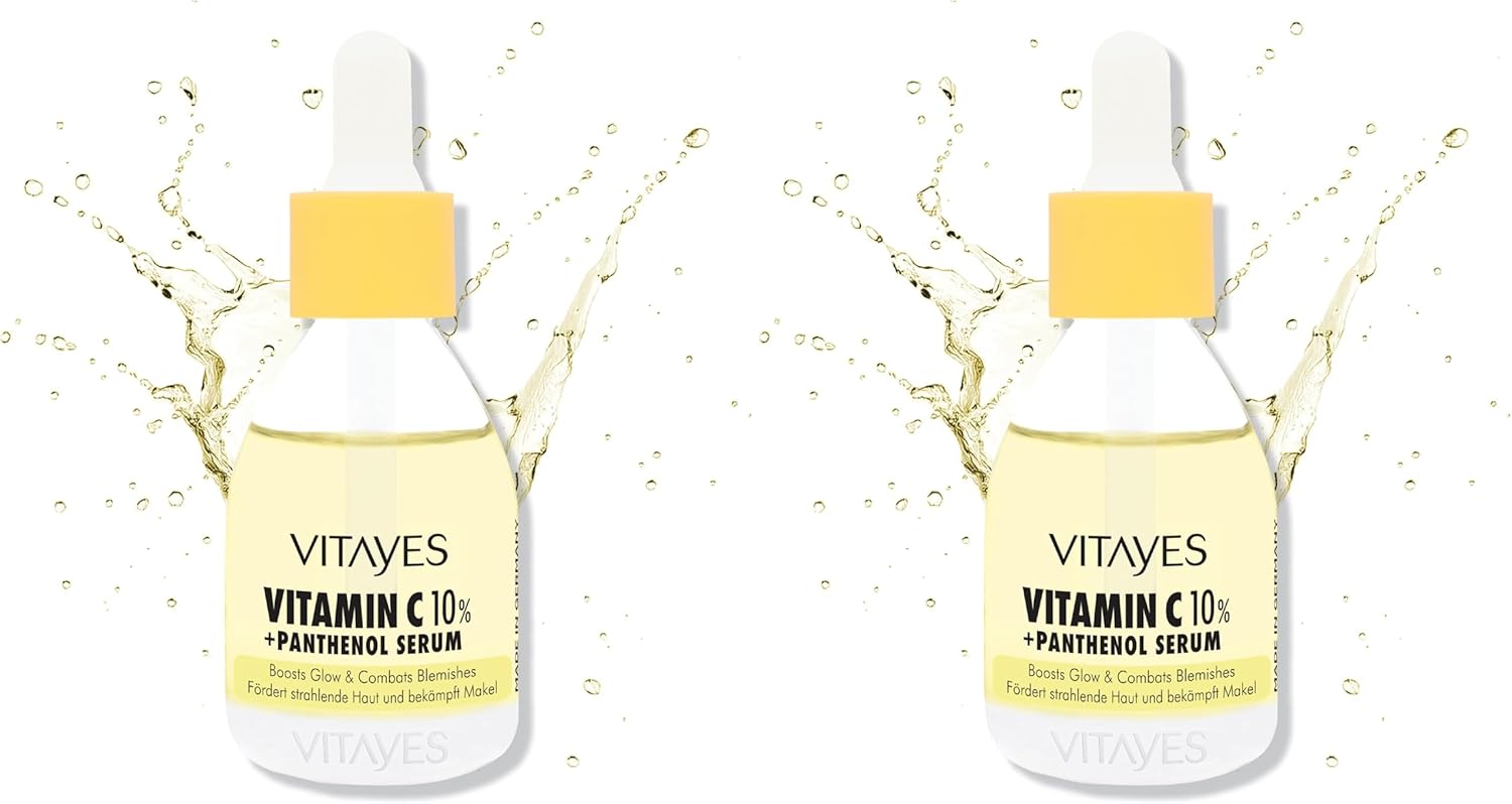 Alternative view of VITAYES C Vitamini%10 Ve Panthenol Cilt Tonu Eşitleyici Leke Karşıtı Aydınlatıcı Nemlendirici Serum, 30 ml (2 paketi)