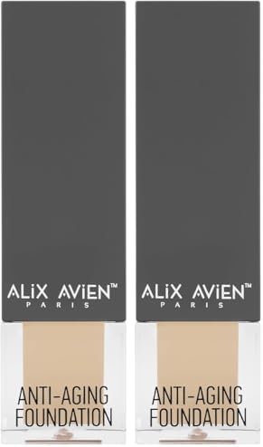 Alix Avien Yaşlanma Karşıtı Vitamin İçeren Nemlendirici SPF15+ Fondöten Anti Aging Foundation 509 Warm (2 paketi)