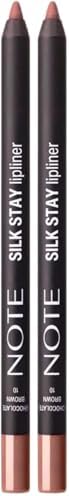 Alternative view of Cosmetics Silk Lipliner Suya Dayanıklı İpeksi Dudak Kalemi - 10 Chocolate Brown (2 paketi)