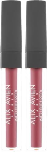 Uzun Süre Kalıcı Kadifemsi Kuruma Yapmayan Mat Likit Ruj - Lipstick 508 Bright Rose (2 paketi)