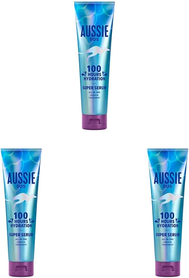 Alternative view of Aussie SOS Super Serum Kuru Saçlar İçin Durulanmayan Serum 160ml 100 Saat Nemli Saçlar (3 paketi)