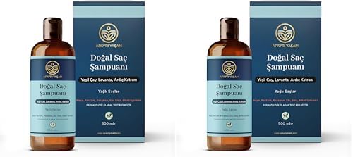 Alternative view of Yeşil Çay Lavanta Ardıç Katranı Özlü Yağlı Saçlar İçin Besleyici ve Onarıcı Şampuan 500 ML (2 paketi)