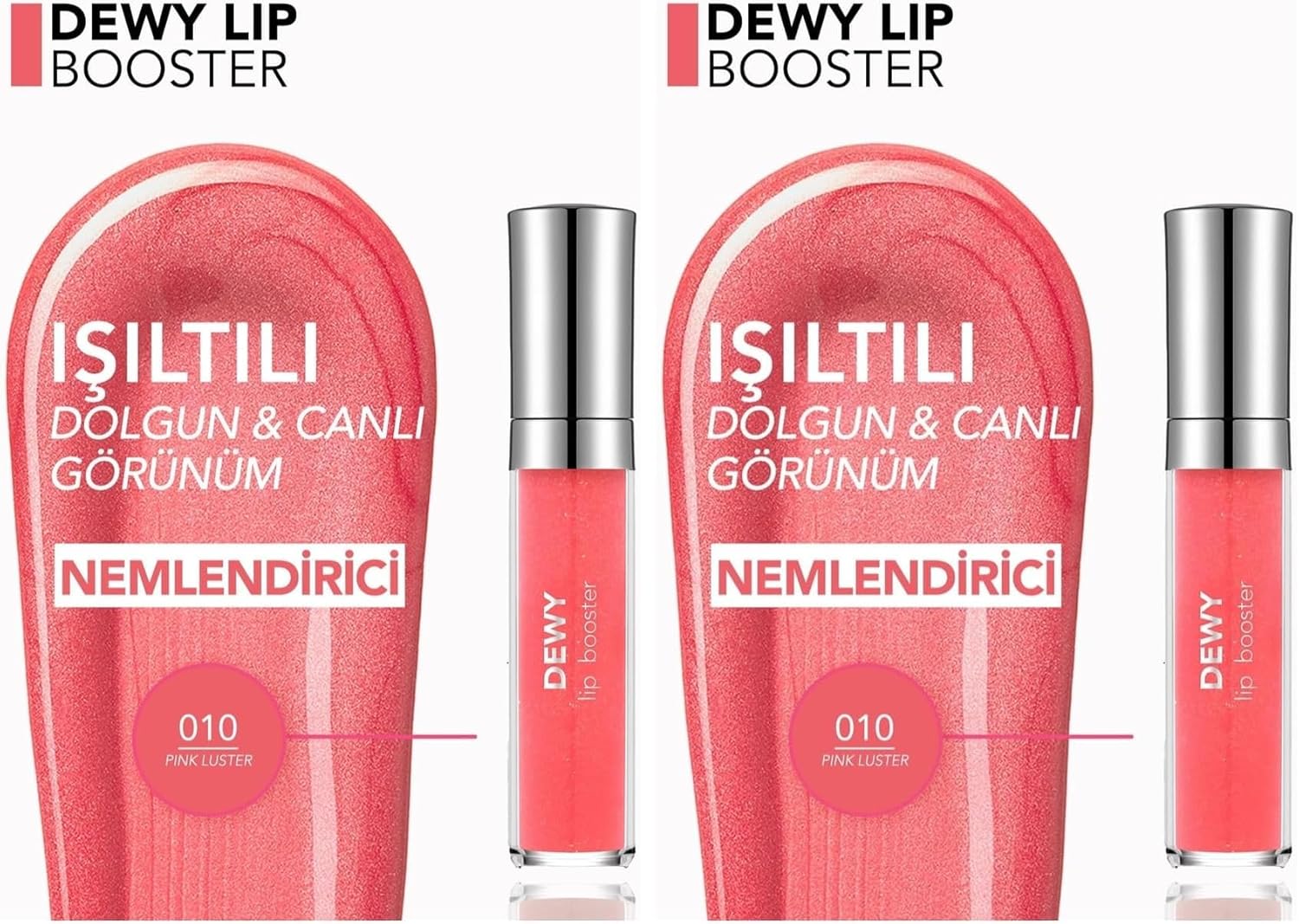 Alternative view of Dewy Lip Booster Dolgunlaştırıcı Etkili Yarı Transparan Dudak Parlatıcısı - 011 EXOTIC AURA (2 paketi)