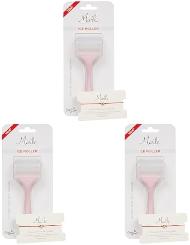 Mar'le Cilt Sıkılaştırıcı Pembe Ice Roller Yüz Masaj Aleti (3 paketi)