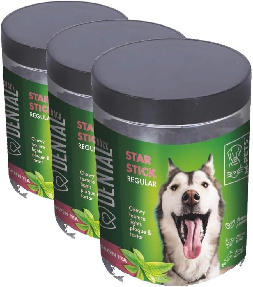 Alternative view of DENTAL SNACK GREEN TEA STAR STICK REGULAR ÖDÜL 340GR (3 paketi)