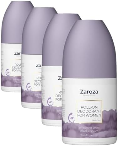 Alternative view of Zaroza Roll On Beyazlatma Etkili 24 Saat Koruyucu Aluminyum İçermeyen Kadın 75 ml (4 paketi)