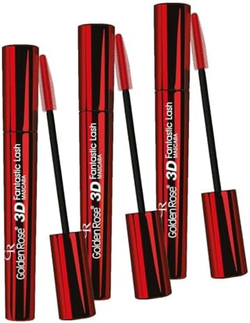Alternative view of 3D Fantastic Lash Mascara - 3 Boyutlu Hacim ve Uzunluk Veren Siyah Maskara (3 paketi)