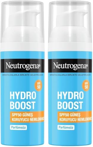 Alternative view of – Nemlendirici Fluid Hydro Boost SPF 50 (50 ml pompalı şişe) — Hyalüronik asit, provitamin B5 ve niasinamid içeren yüz bakımı — Güneş korumalı nemlendirici bakım (2 paketi)