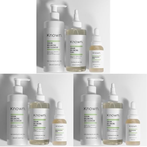 Known Siyah Nokta Akne Karşıtı Sebum Dengeleyici Set (3 paketi)