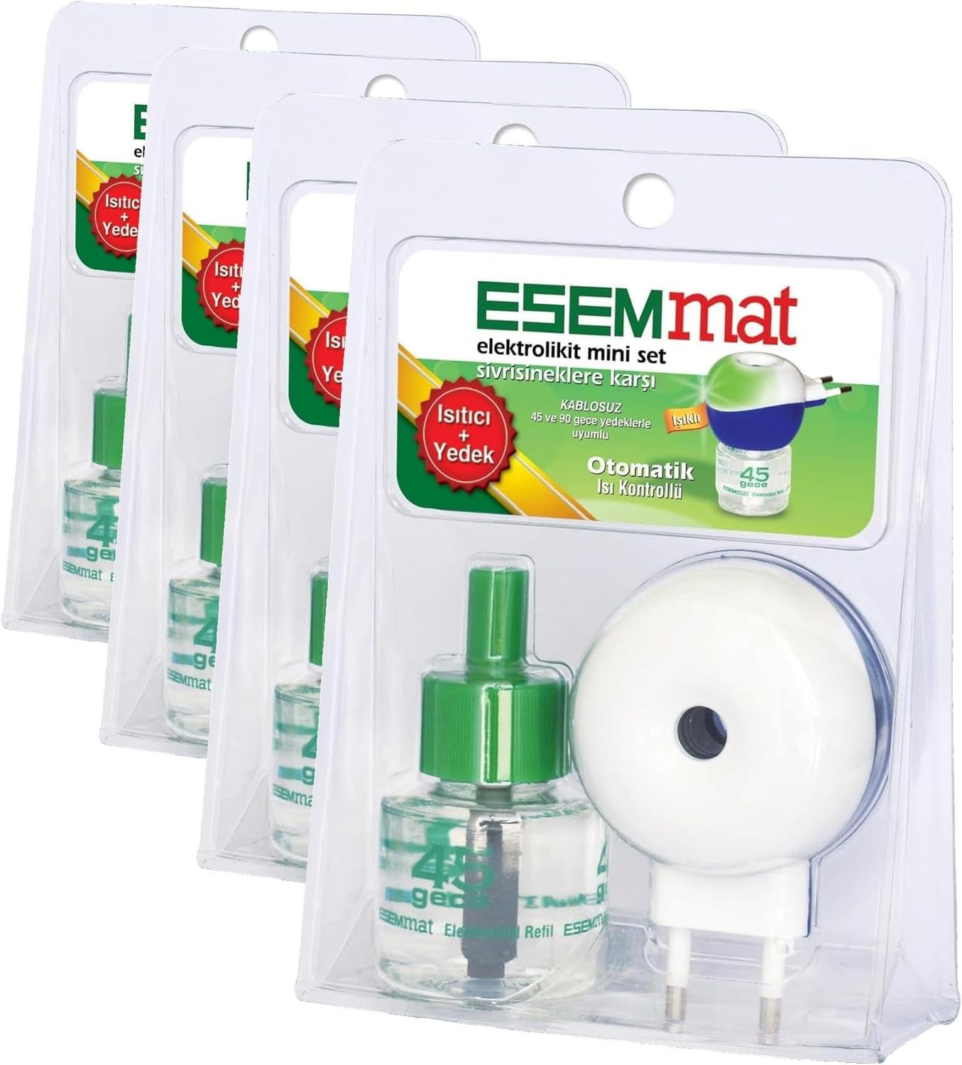Alternative view of Esemmat Elektrolikit Mini Set Isıtıcı + Likit, Sivrisineklere Karşı Etkili (4 paketi)