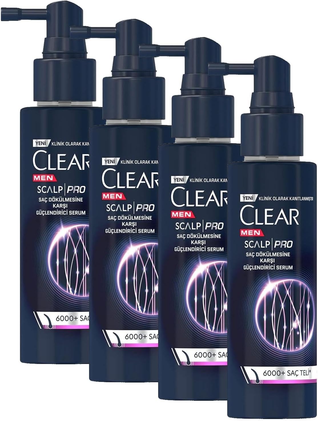 Alternative view of Clear Men Scalp Pro Güçlendirici Serum Saç Dökülmesine Karşı 70 ml (4 paketi)