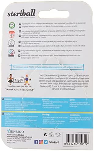 Diş Fırçası İçin Koruyucu Hijyenik Fil Kids Kap, çok renkli (4 paketi)