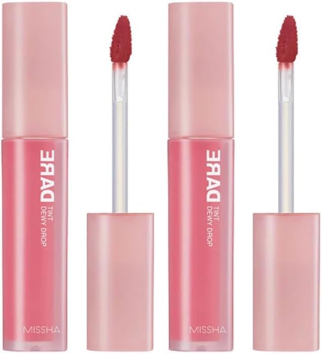 Uzun Süre Kalıcı, Nemli Bitiş Sunan Parlak Tint Dare Tint Dewy Drop (Syrup) (2 paketi)