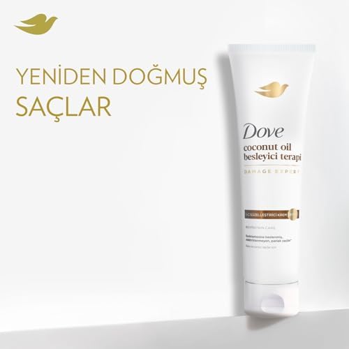 Dove Saç Güzelleştirici Krem Coconut Oil Besleyici Terapi 150 ml (4 paketi)