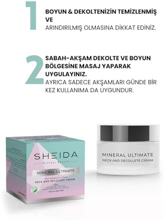 Mineral Kırışıklık Karşıtı Ve Sıkılaştırıcı Kremi Boyun Ve Dekolte Kremi 60ml (2 paketi)