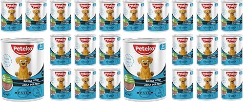 Yetişkin Köpek Balıklı Pate 400 Gr x 12 adet (2 paketi)