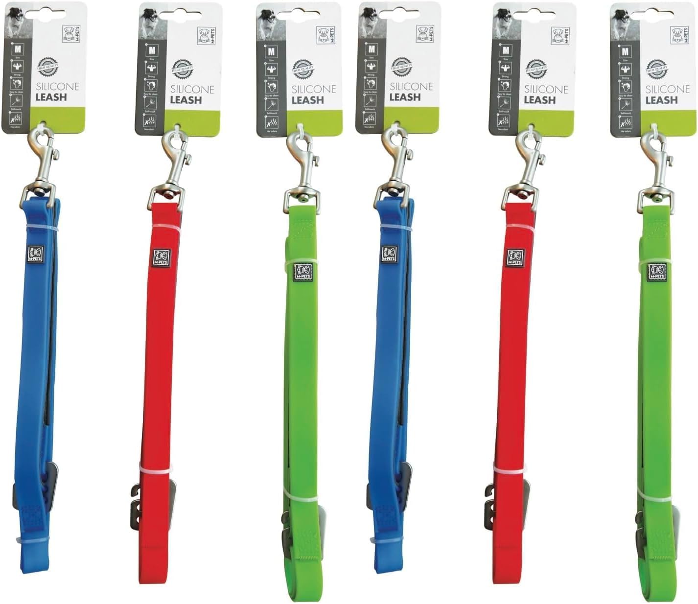 Alternative view of M-Pets Silicone Gezdirme Tasma M (2 paketi)